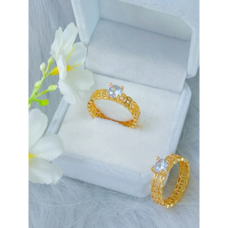 NHẪN KIM TIỀN ĐÍNH ĐÁ CHỦ – PHIÊN BẢN CAO CẤP