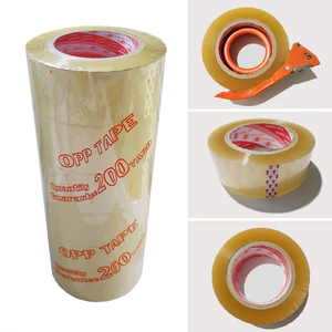 Băng Keo Trong Dán Thùng 200 Yard – Cuộn Băng Keo OPP Bản 4.8cm Loại Dày, Dính Chắc Đóng Gói Hàng