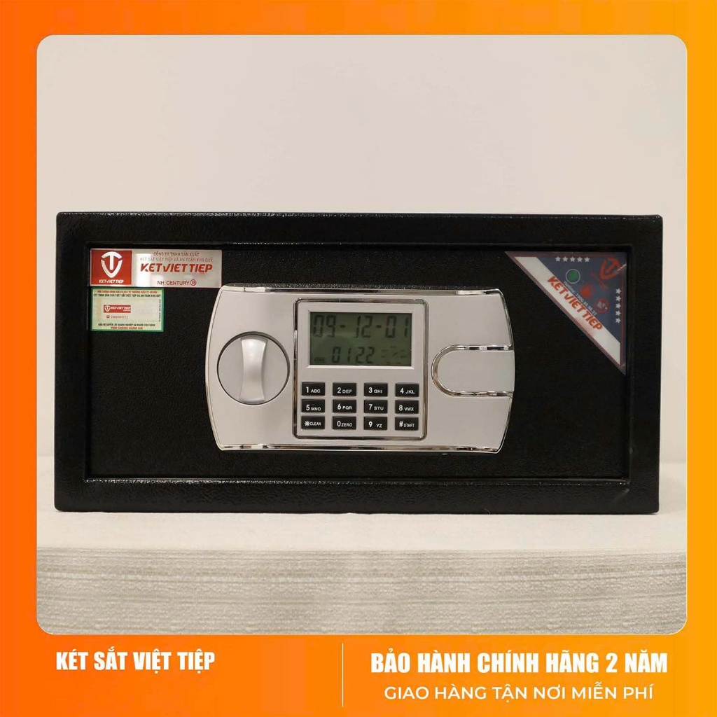 [CHÍNH HÃNG] Két Sắt Việt Tiệp Mini KS33DT Khóa Điện Tử Cao Cấp 8kg