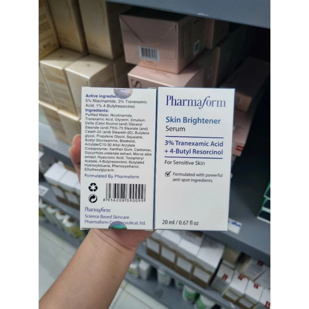 [Mua 1 tặng 2] Tinh Chất Pharmaform Skin Brightener Serum 3% Tranexamic acid + 5% Niacinamide Sáng Da, Mờ Nám - 20ml