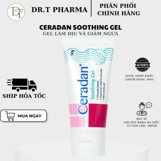 [HÀNG CÔNG TY] Gel giảm ngứa tức thì cho da khô, da chàm, nhạy cảm Ceradan Soothing Gel (10g-50g)