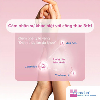 [HÀNG CÔNG TY] Sữa rửa mặt, sữa tắm dưỡng ẩm cho da nhạy cảm, da kích ứng Ceradan Gentle Cleanser