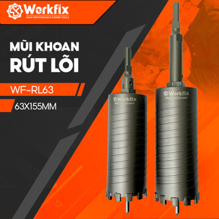Mũi Rút Lõi Máy Khoan Workfix WF-RL63/RL55, Mũi khoan phi 63/55, Khoan Rút Lõi Tường, Bê Tông