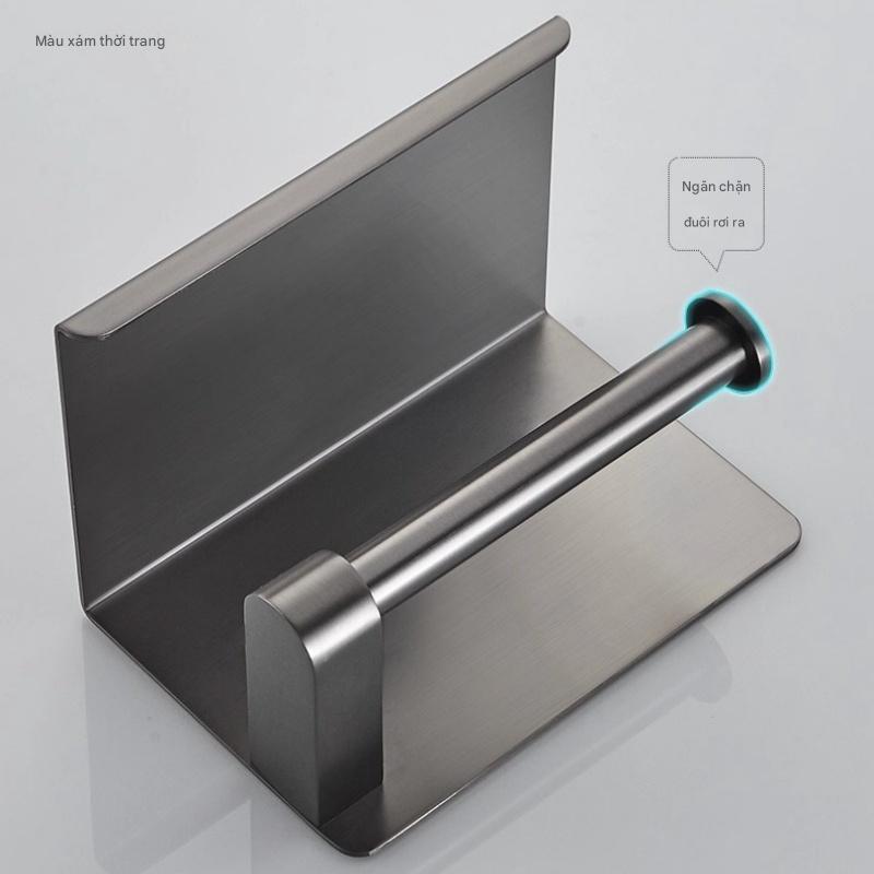 Hộp đựng giấy vệ sinh, lô giấy inox 304 cao cấp dán tường/khoan Nhỏ Bền Bỉ Trong Nhà Tắm Cao Cấp