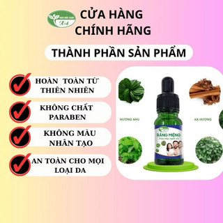 Tinh dầu răng miệng  Thảo mộc xanh X4 chai to 20ml hỗ trợ sâu răng, hôi miệng, viêm chân răng