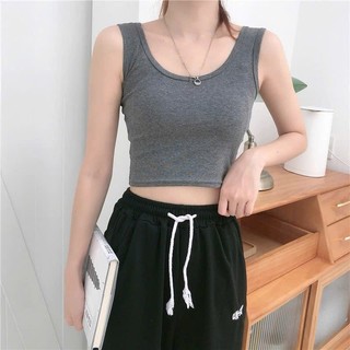 Áo Thun Sát Nách Croptop Nữ Co Giãn Tôn Dáng Siêu Đẹp, Áo Ba Lỗ Croptop Nữ Cá Tính CRT01 RUSY