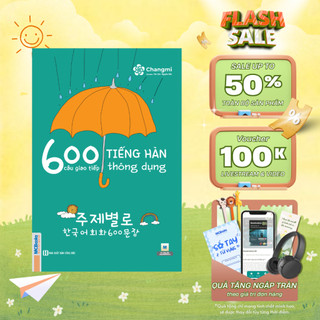 Sách - 600 câu giao tiếp tiếng hàn thông dụng - Tự tin giao tiếp với người bản ngữ Mcbooks