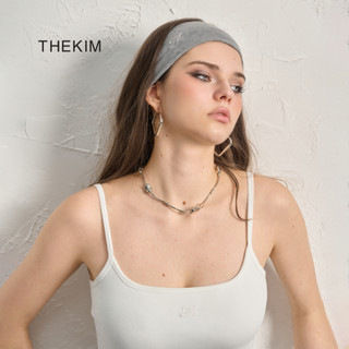 THEKIM Băng đô nhiều màu chất liệu soft rib 100% cotton co giãn mềm mại , băng đô thêu logo TK A338