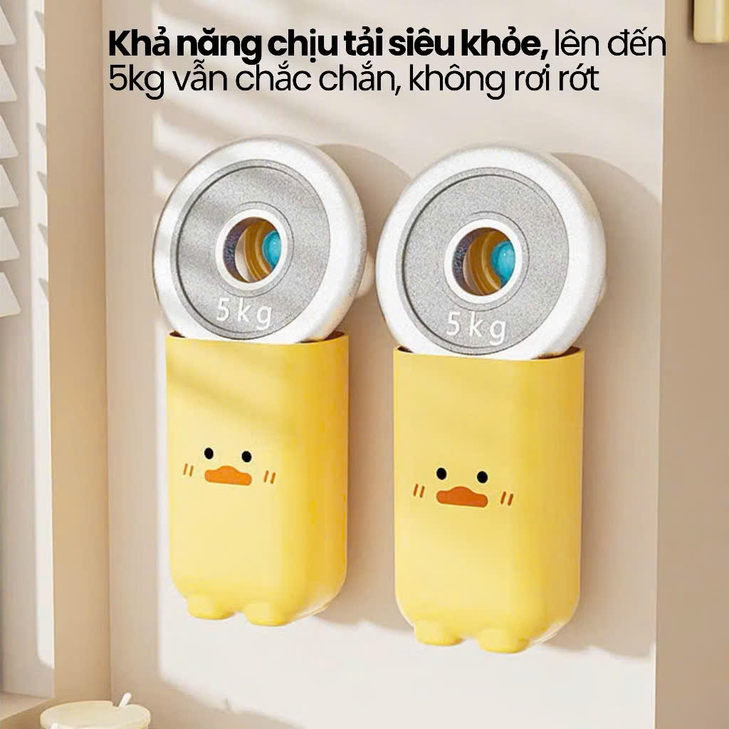 Hộp đựng đũa muỗng treo tường nhựa ABS cao cấp, thoáng khí ngăn ẩm mốc, ống đựng đũa treo tường chống bụi tích hợp móc