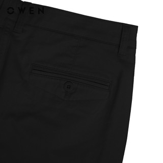 Owen - Quần khaki Slim Fit QKS241393 màu Đen chất liệu CVC Spandex