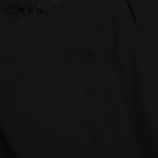 Owen - Quần khaki Slim Fit QKS241393 màu Đen chất liệu CVC Spandex
