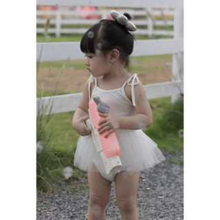 Đồ bơi váy trắng tiểu ballerina cho bé gái