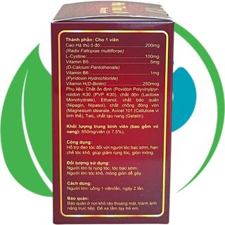 Combo 2 Hộp Hà Thủ Ô Roxtech - Rostex - Hải Dương - Vitamin Phục Hồi