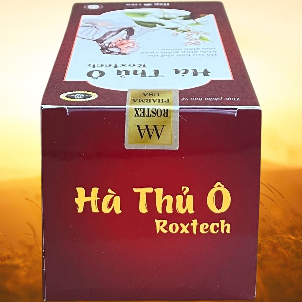 Combo 2 Hộp Hà Thủ Ô Roxtech - Rostex - Hải Dương - Vitamin Thanh Lọc