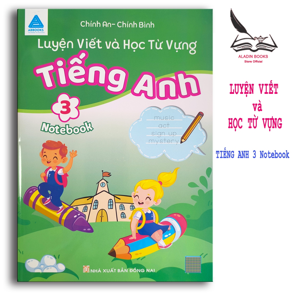 Sách-Luyện Viết Và Học Từ Vựng Tiếng Anh 3 Notebook