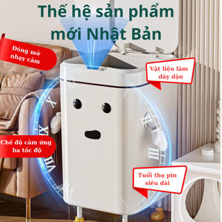 Thùng Rác Cảm Biến Thông Minh 15.7L, Nhà Vệ Sinh, Phòng Ngủ, Phòng Khách, Phòng Bếp