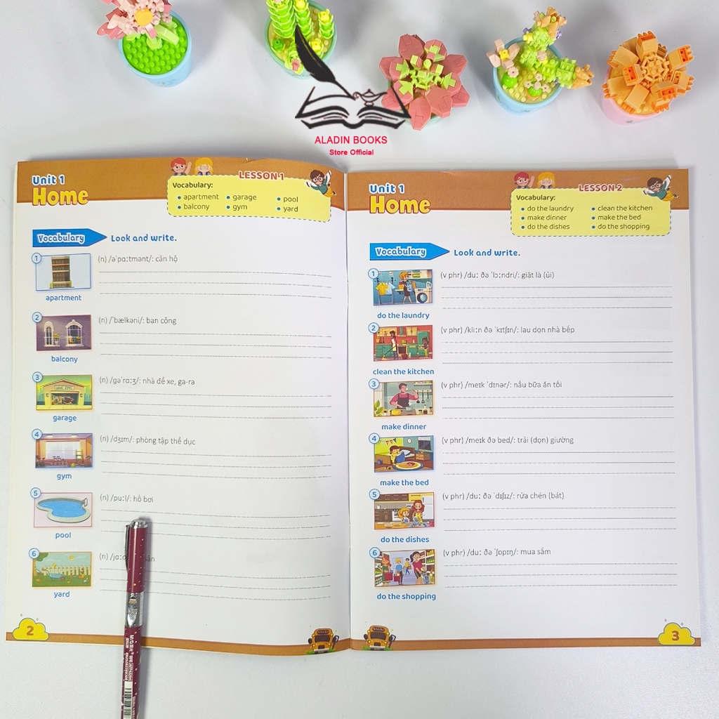 Sách-Luyện Viết Và Học Từ Vựng Tiếng Anh 6 Notebook