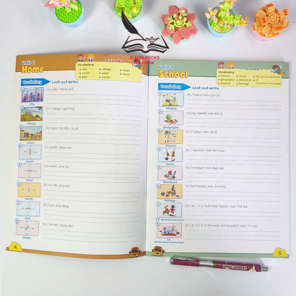 Sách-Luyện Viết Và Học Từ Vựng Tiếng Anh 6 Notebook