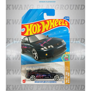 Kwang Playground - Xe mô hình Hot Wheels basic Nissan Skyline GT-R (BCNR33) (đen bóng) - Case M 2025
