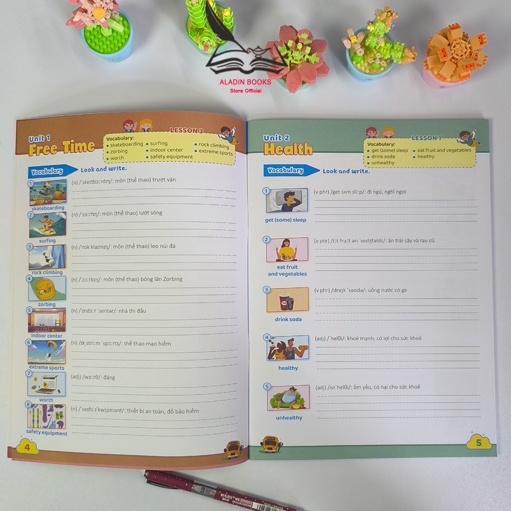 Sách-Luyện Viết Và Học Từ Vựng Tiếng Anh 7 Notebook