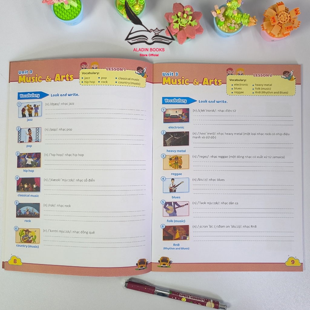 Sách-Luyện Viết Và Học Từ Vựng Tiếng Anh 7 Notebook