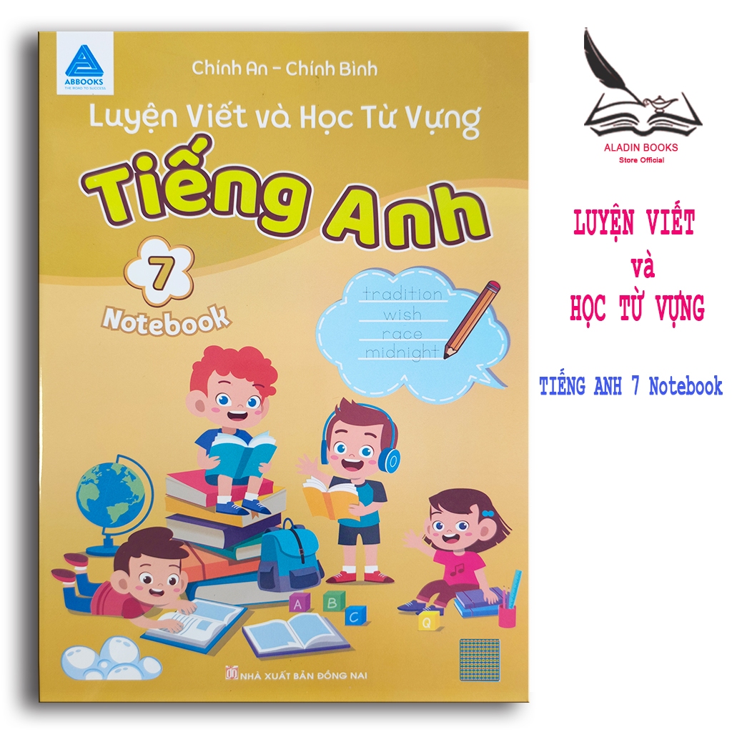 Sách-Luyện Viết Và Học Từ Vựng Tiếng Anh 7 Notebook