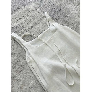 𝗞𝗶𝗿𝗮 𝗗𝗿𝗲𝘀𝘀 - |LY LINEN| Đầm Linen 2s thắt dây nơ sau
