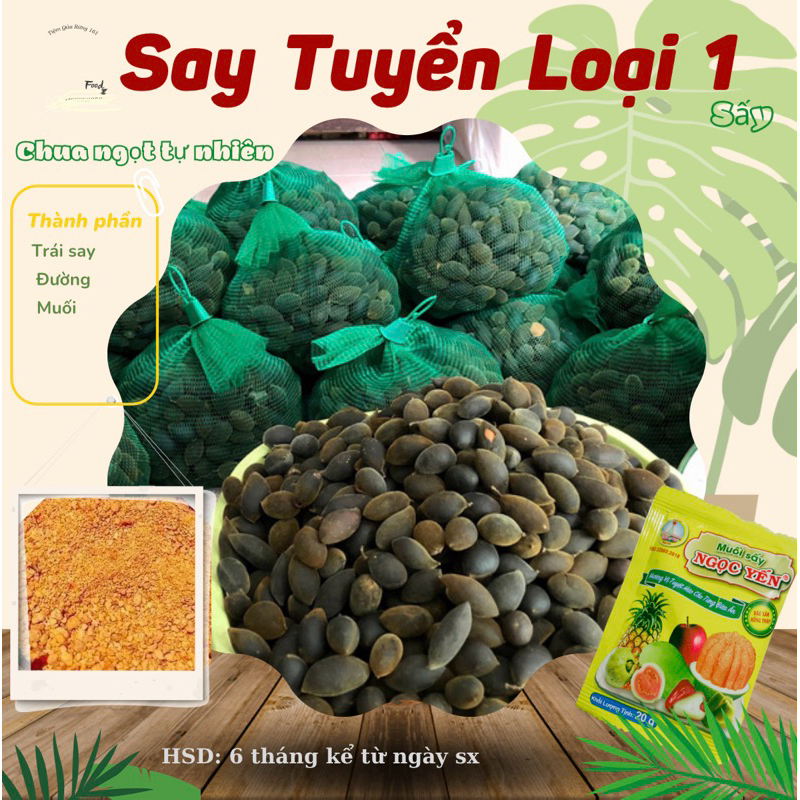 [TaLifood] Trái Say Rừng Hàng Tuyển (Tỉ lệ to nhỏ 60-80%) [Tặng Muối ...