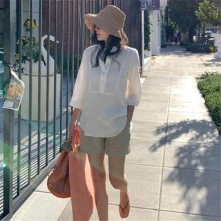 𝗠𝗲𝗸𝗼 𝗟𝗶𝗻𝗲𝗻 - | LY LINEN | Áo sơ mi Linen cổ tàu