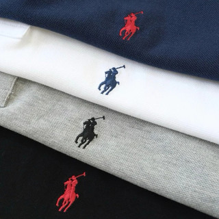 Polo Áo thun nam T Áo thun cổ điển polo Áo sơ mi kinh doanh giản dị màu ve áo thêu ngắn tay áo