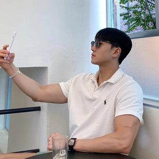 Polo Áo thun nam T Áo thun cổ điển polo Áo sơ mi kinh doanh giản dị màu ve áo thêu ngắn tay áo