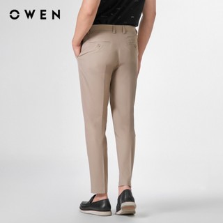 Owen - Quần tây S-Form QG252462 màu Nâu nhạt chất liệu Conjugated polyester