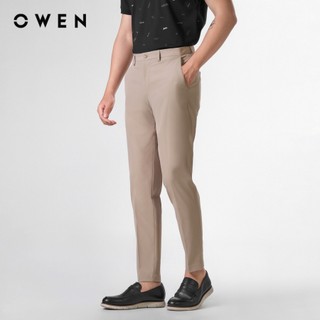 Owen - Quần tây S-Form QG252462 màu Nâu nhạt chất liệu Conjugated polyester