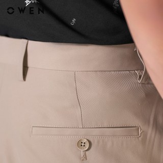 Owen - Quần tây S-Form QG252462 màu Nâu nhạt chất liệu Conjugated polyester