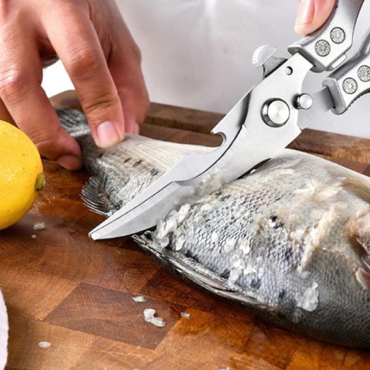 Kéo nhà bếp chuyên cắt gà cao cấp nhập khẩu trực tiếp từ LIÊN BANG ĐỨC bằng thép trắng không gỉ