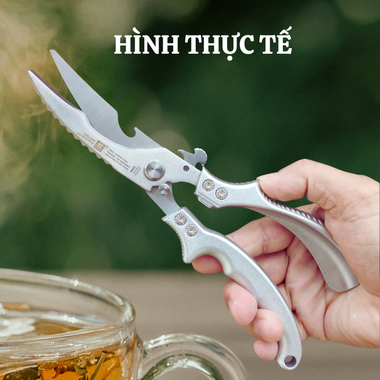Kéo nhà bếp chuyên cắt gà cao cấp nhập khẩu trực tiếp từ LIÊN BANG ĐỨC bằng thép trắng không gỉ