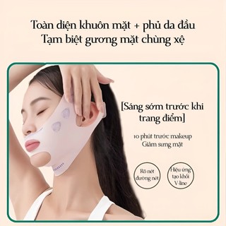 Mặt Nạ Nâng Cơ V Line, Đai Cằm Thon Gọn Mặt, Giảm Nọng Cằm, Nâng Cơ Chống Chảy Xệ Định Hình Vline