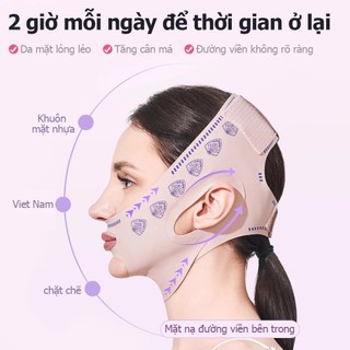 Mặt Nạ Nâng Cơ V Line, Đai Cằm Thon Gọn Mặt, Giảm Nọng Cằm, Nâng Cơ Chống Chảy Xệ Định Hình Vline
