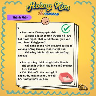 Cát vệ sinh cho Mèo Miku Molly ( Tải 7 gói Tiết Kiệm ) Khử mùi, hút ẩm, ít bụi  - Hoàng Kim Petshop