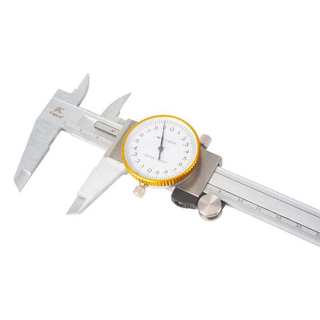 Thước kẹp đồng hồ cơ 150mm KAPUSI Nhật bản, hợp kim thép chống gỉ, Bh 12 tháng Kouritsu Official Store