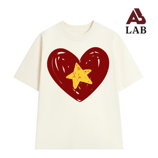 [GIAO NHANH] Áo Thun Unisex Trái Tim Sao Vàng VN, Áo Phông Nam Nữ Form Rộng Tay Lỡ Chất Thun Cotton Mềm Mịn Menswear
