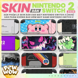 SWITCH2 Skin Decal Dán Trang Trí DIY Dành Cho Máy Game Nintendo Switch 2 New 2025 Phong Cách Anime Manga Game