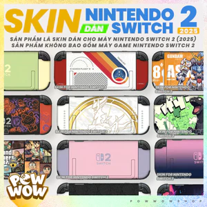 SWITCH2 Skin Decal Dán Trang Trí DIY Dành Cho Máy Game Nintendo Switch 2 New 2025 Phong Cách Anime Manga Game