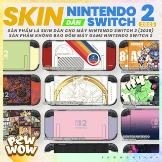SWITCH2 Skin Decal Dán Trang Trí DIY Dành Cho Máy Game Nintendo Switch 2 New 2025 Phong Cách Anime Manga Game
