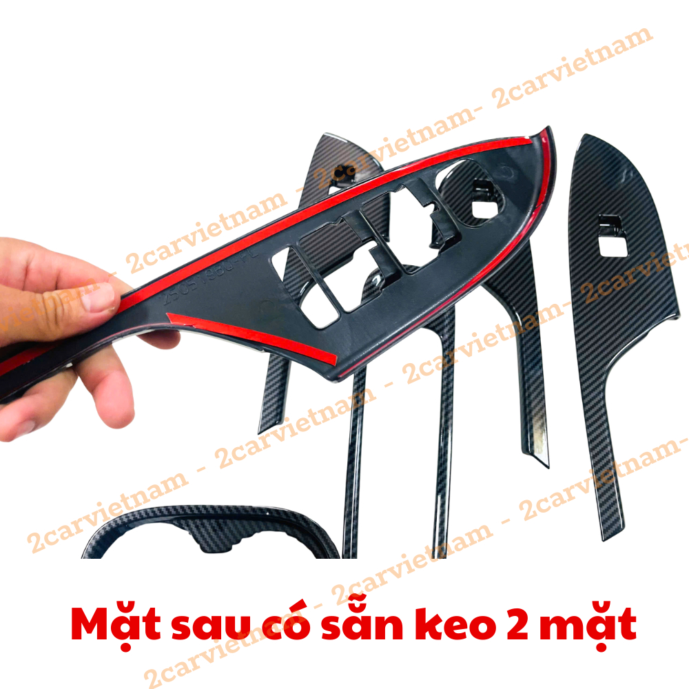 Ốp nội thất xe Vinfast VF5  / Herio Green, chất liệu nhựa ABS cao cấp, chống sước và trang trí xe rất đẹp