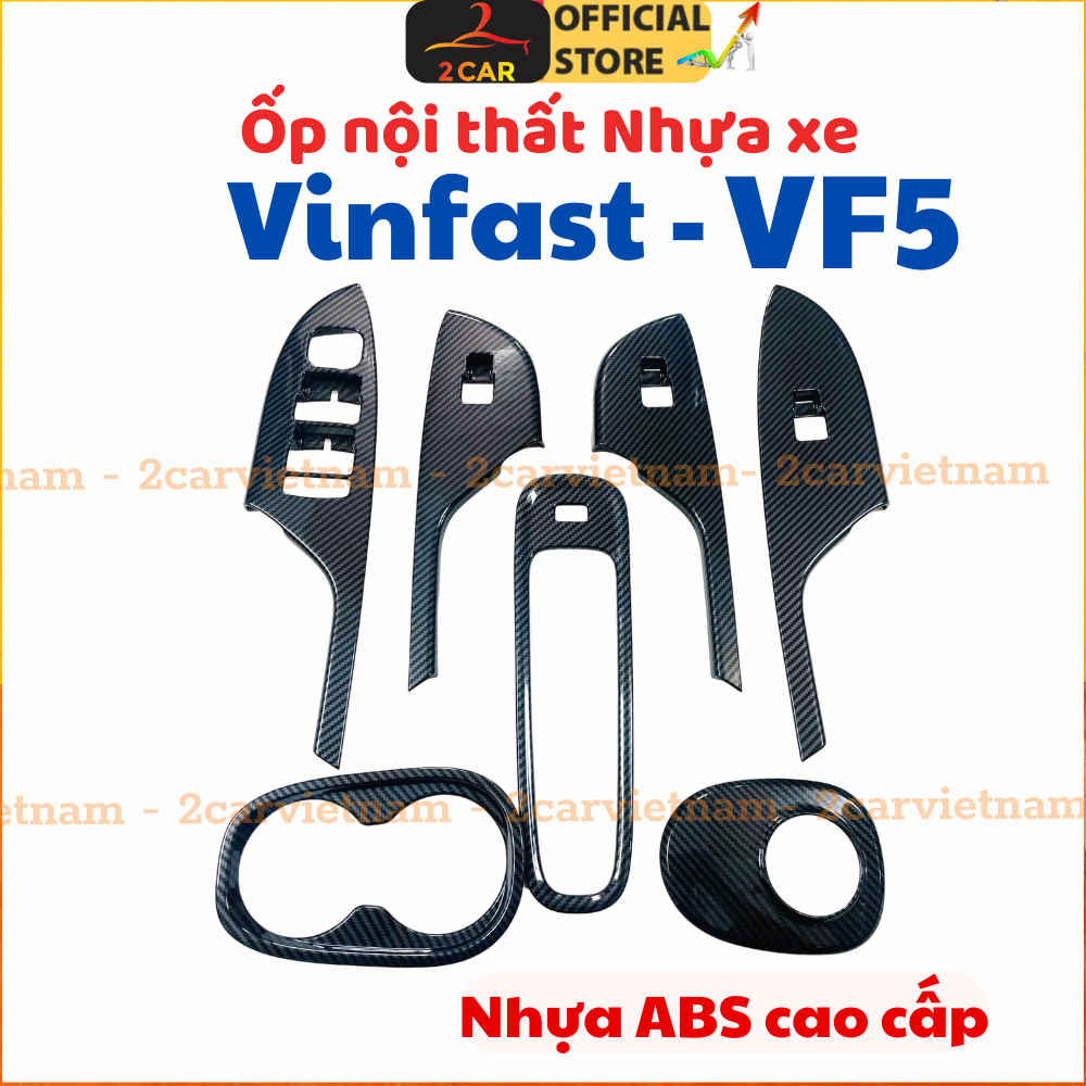 Ốp nội thất xe Vinfast VF5  / Herio Green, chất liệu nhựa ABS cao cấp, chống sước và trang trí xe rất đẹp