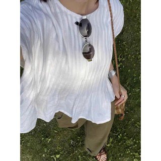 𝗕𝗲𝗺𝗶𝗻 𝗟𝗶𝗻𝗲𝗻 - | LY LINEN | Áo Linen xếp li thủ công babydoll