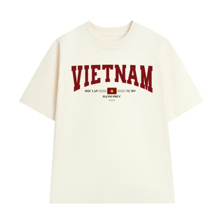 [GIAO NHANH] Áo Thun Nam Nữ Chữ Việt Nam ĐLTDHP, Áo Phông Unisex Form Rộng Top Women Cổ Tròn