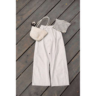 Quần linen ống rộng lưng cao mặc mùa hè ( 0Q35)- MYHANH.GU