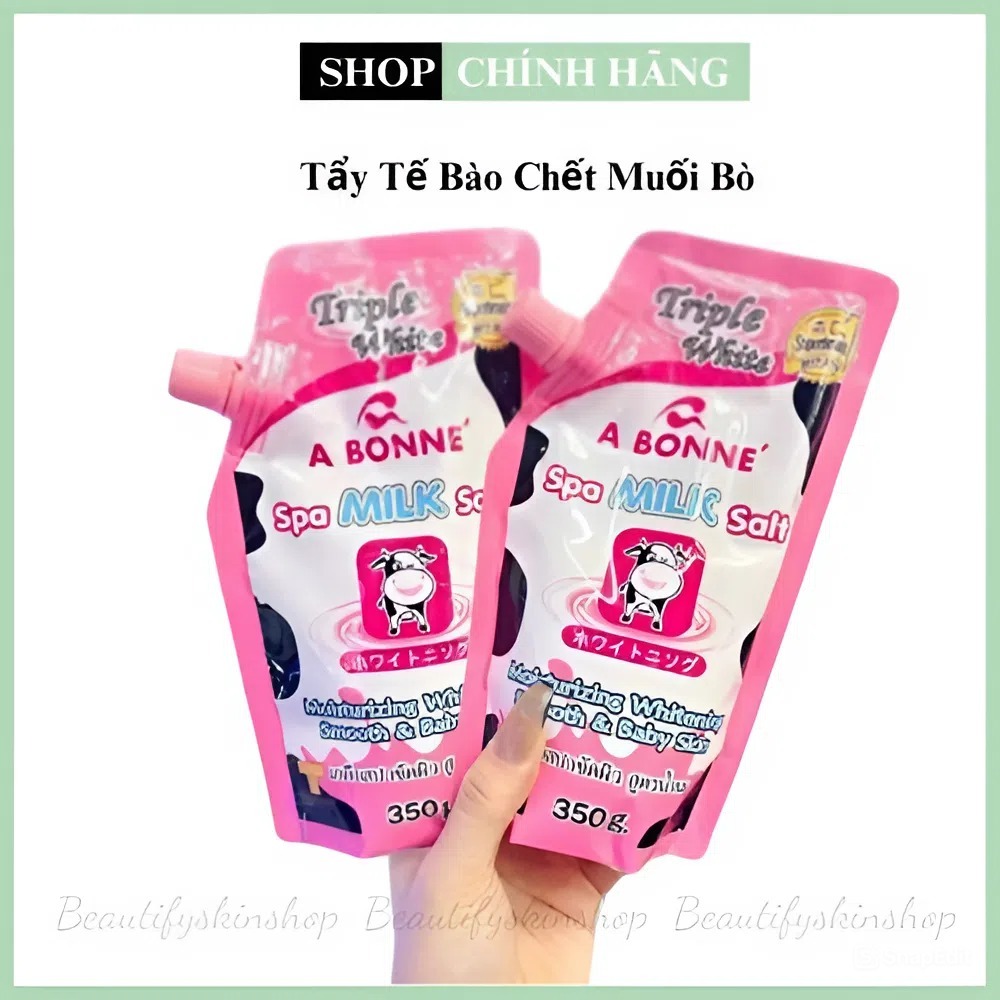 Muối Tắm Sữa Bò A Bonne' Thái Lan Chính Hãng 350gr